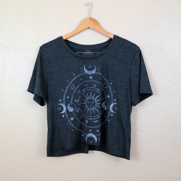 LOL Vintage Tops - Celestial Crop Top